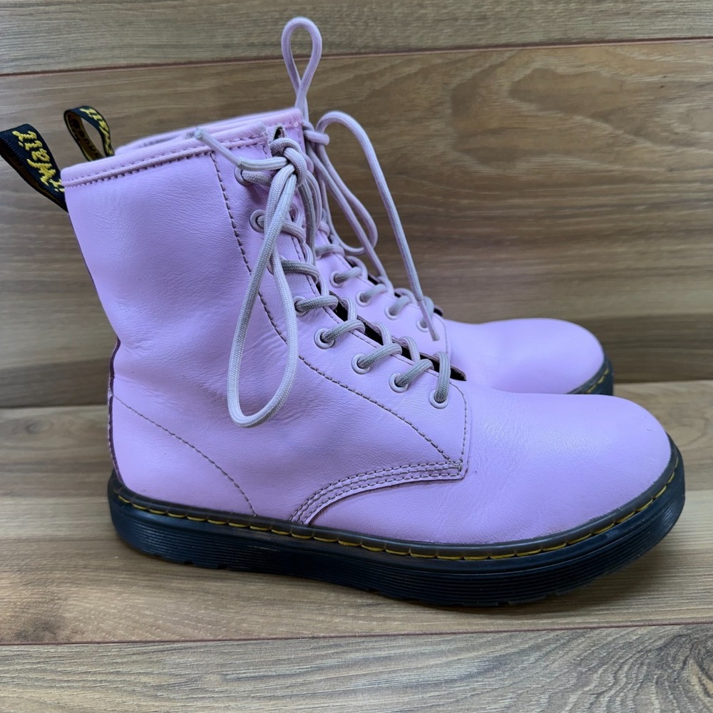 Dr Martens Youth Girls Zavala Boots 5‎ EU 37 Pink Zipper Casual Punk